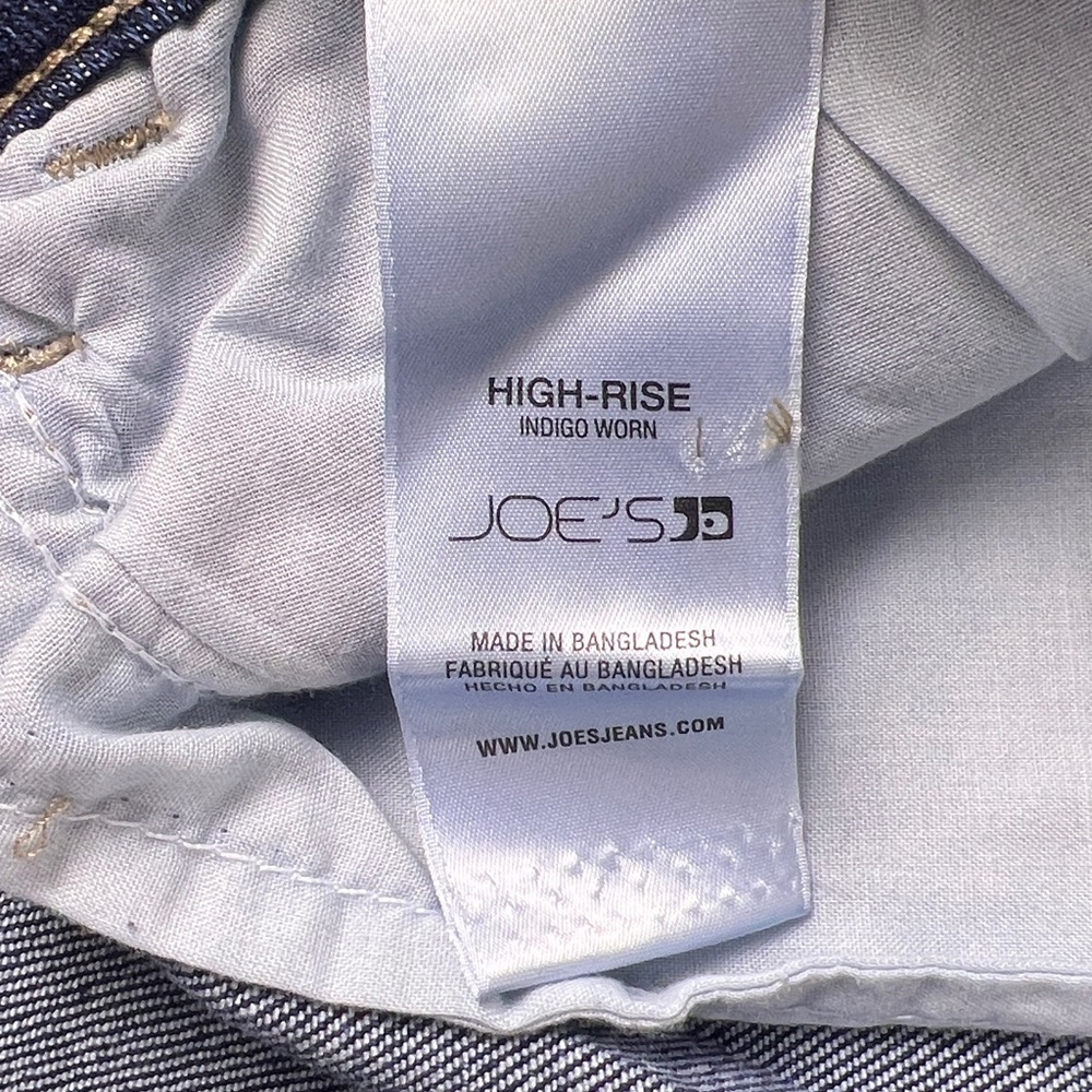 Joe's Jeans High Rise Straight Ankle Denim Stretch Jean Denim Size 33 - Picture 10 of 16